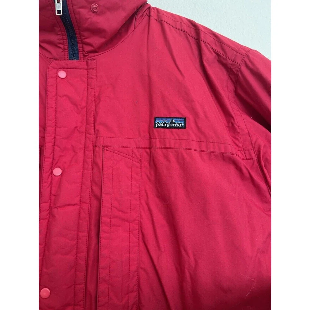 Vtg Patagonia Insulated DAS Puffer Jacket 90's Parka Red Blue‎ Mens L 84161 F3